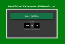 RAR to ZIP Converter Online & Free by FileProInfo.com