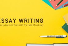 How to Learn to Think With The Help Of An Essay