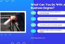 What Can You Do With A Business Degree?