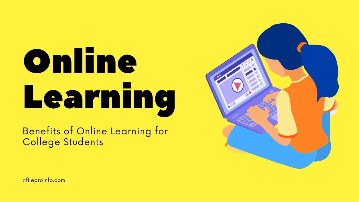 Benefits of Online Learning for College Students