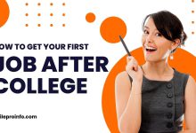How to Get Your First Job After College