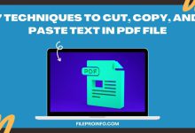 7 Techniques To Cut, Copy, And Paste Text In PDF File