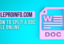 How to split a DOC file online