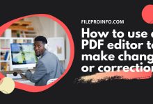 How To Use A Pdf Editor To Make Changes Or Corrections