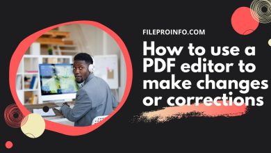 How To Use A Pdf Editor To Make Changes Or Corrections