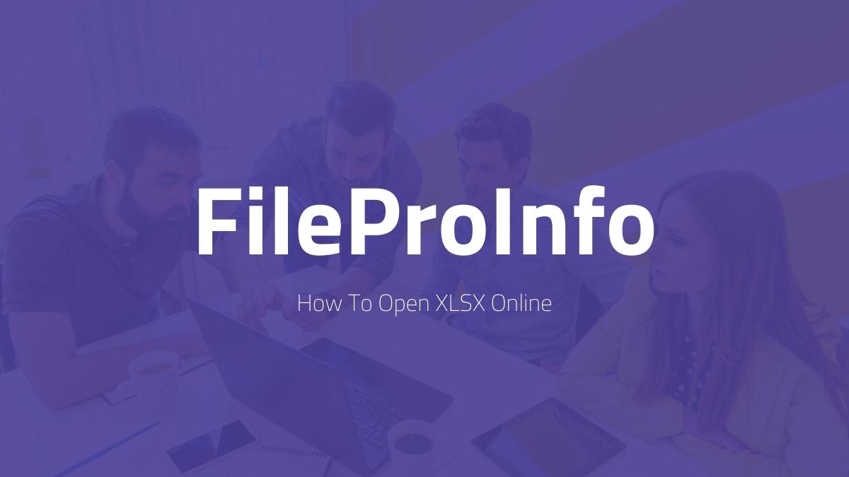How To Open XLSX Online
