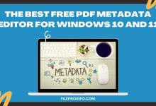The best free PDF Metadata Editor for Windows 10 and 11