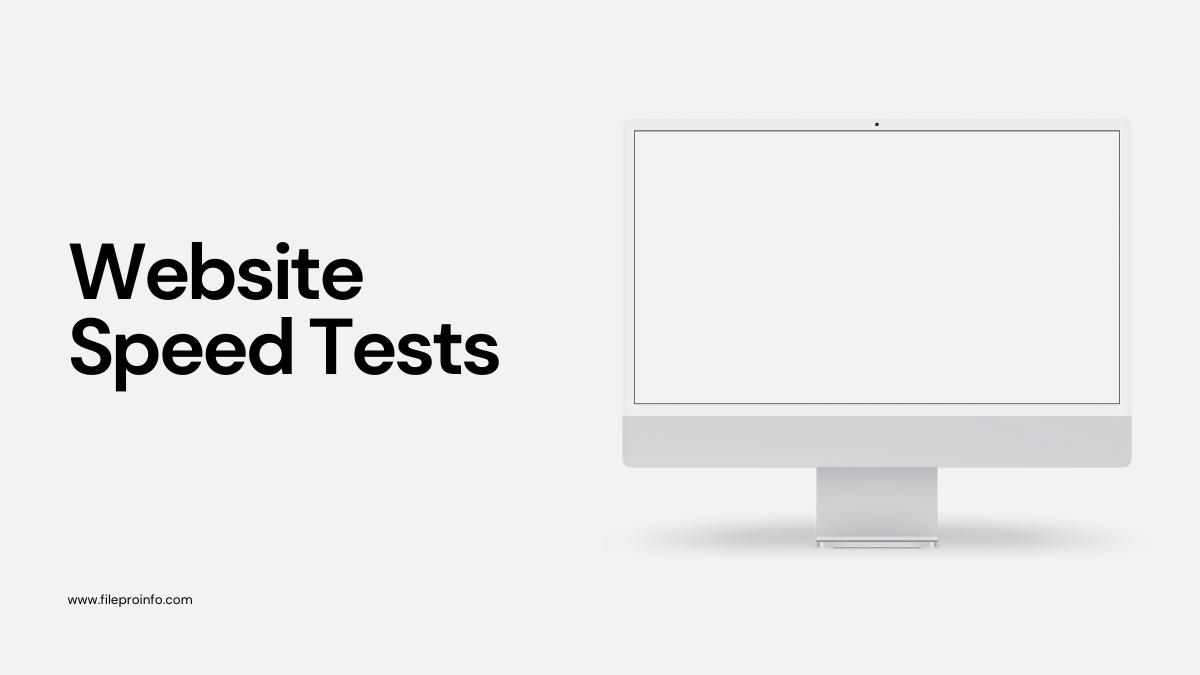 Website Speed Tests
