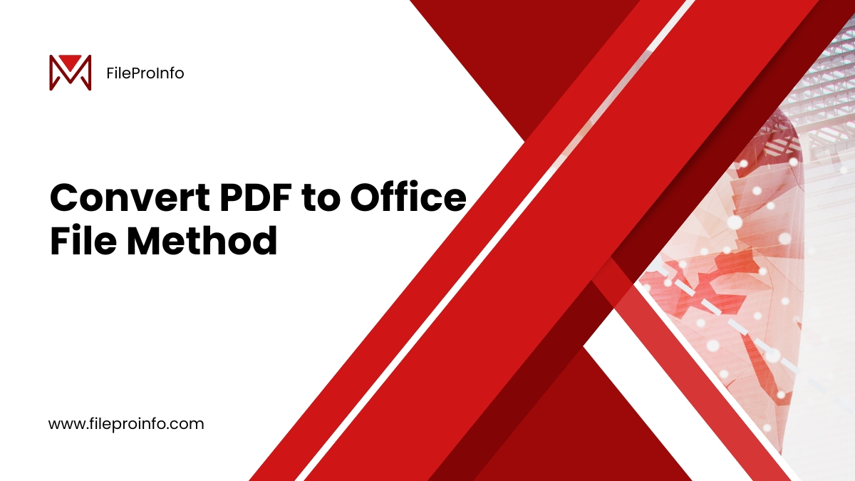 Convert PDF to Office File Method