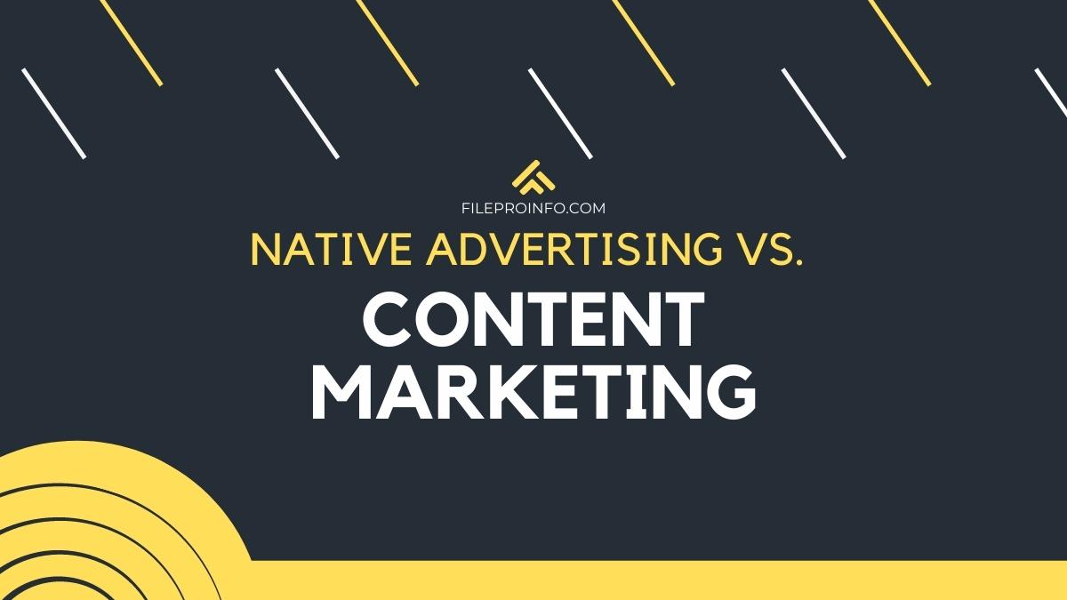 Content Marketing Vs. Native Advertising: What's the Difference?