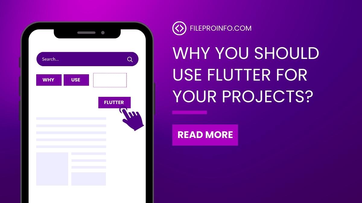Why You Should Use Flutter for Your Projects?