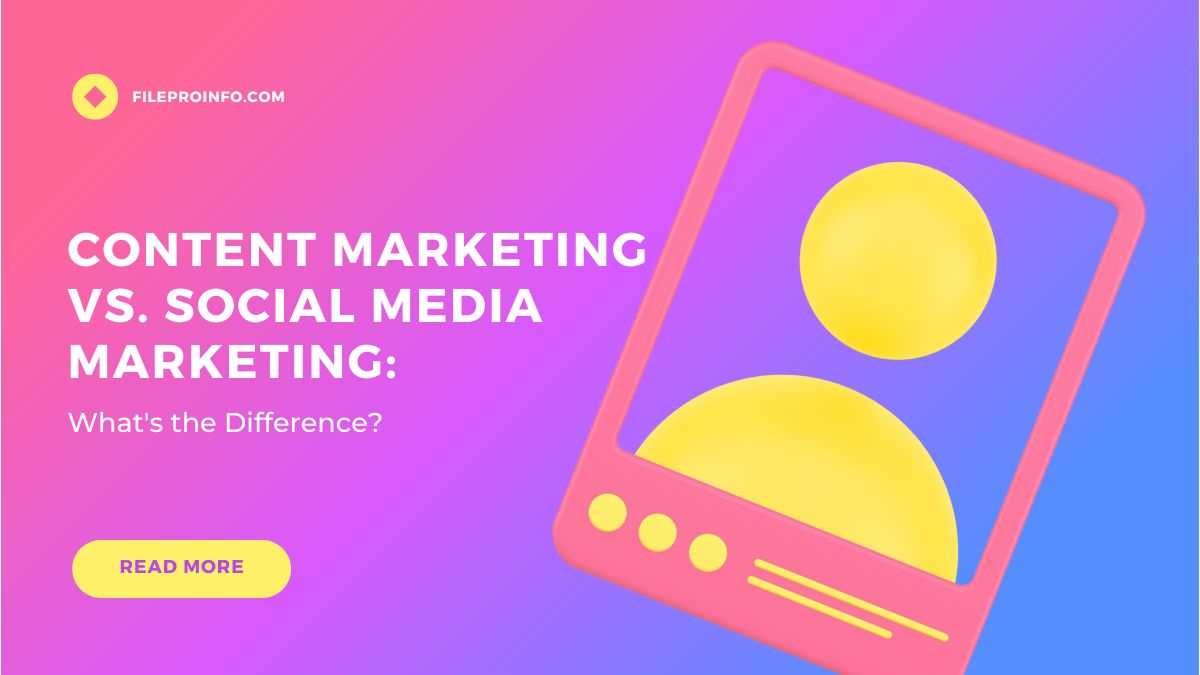 Content Marketing vs. Social Media Marketing: What's the Difference?