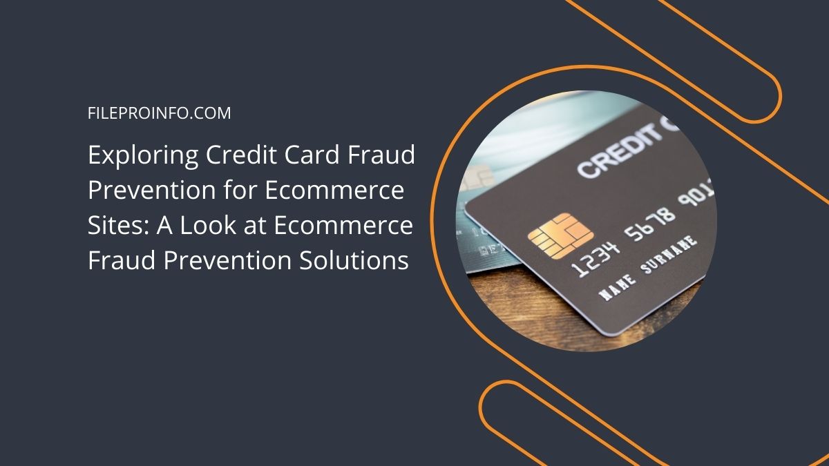 Exploring Credit Card Fraud Prevention for Ecommerce Sites: A Look at Ecommerce Fraud Prevention Solutions