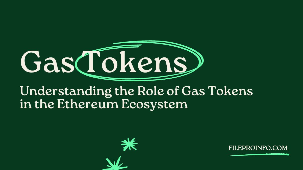 Understanding the Role of Gas Tokens in the Ethereum Ecosystem