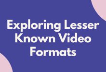 Exploring Lesser-Known Video Formats