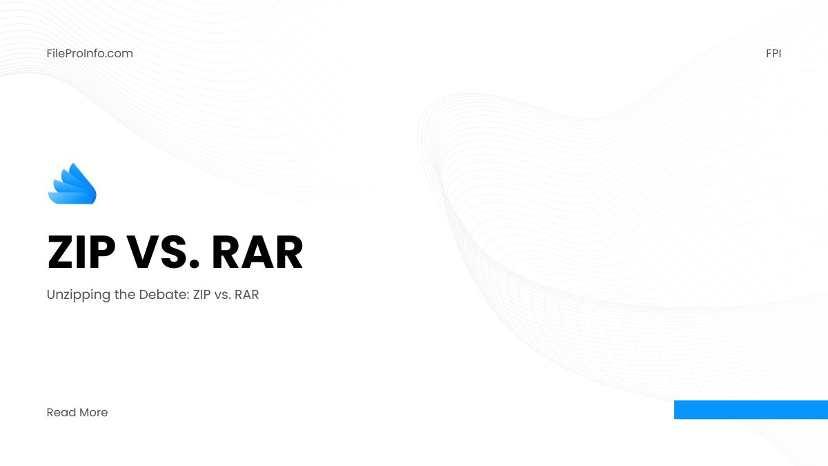 Unzipping the Debate: ZIP vs. RAR