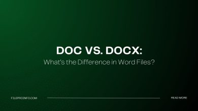 DOC vs. DOCX: What’s the Difference in Word Files?