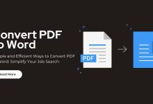 Simple and Efficient Ways to Convert PDF to Word: Simplify Your Job Search