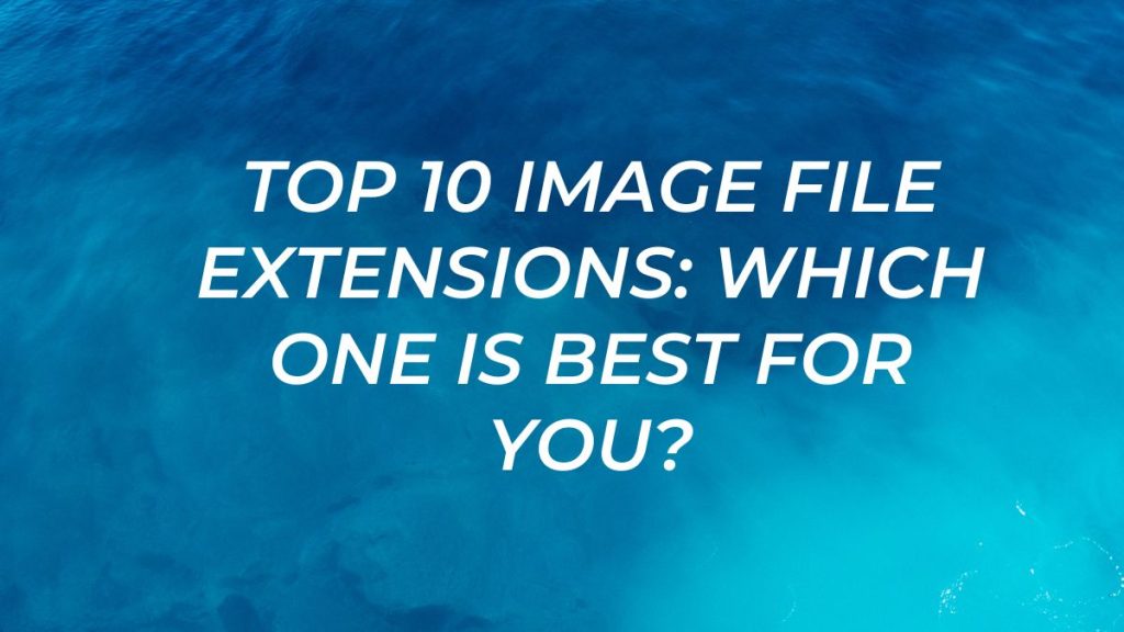Top 10 Image File Extensions: Which One is Best for You? | FileProInfo ...