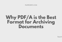 Why .PDF/A is the Best Format for Archiving Documents