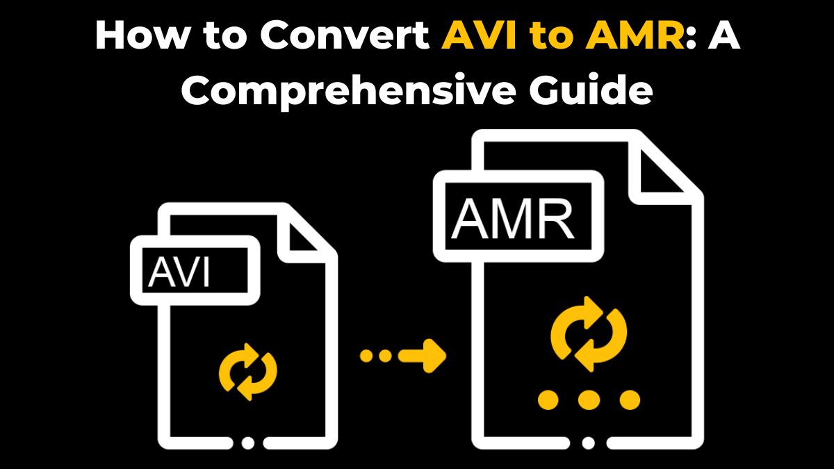 How to Convert AVI to AMR