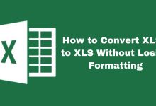 How to Convert XLSX to XLS Without Losing Formatting