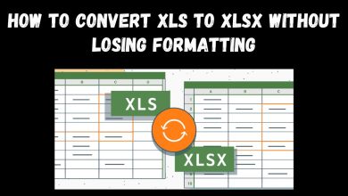 How to Convert XLS to XLSX Without Losing Formatting