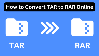 How to Convert TAR to RAR Online