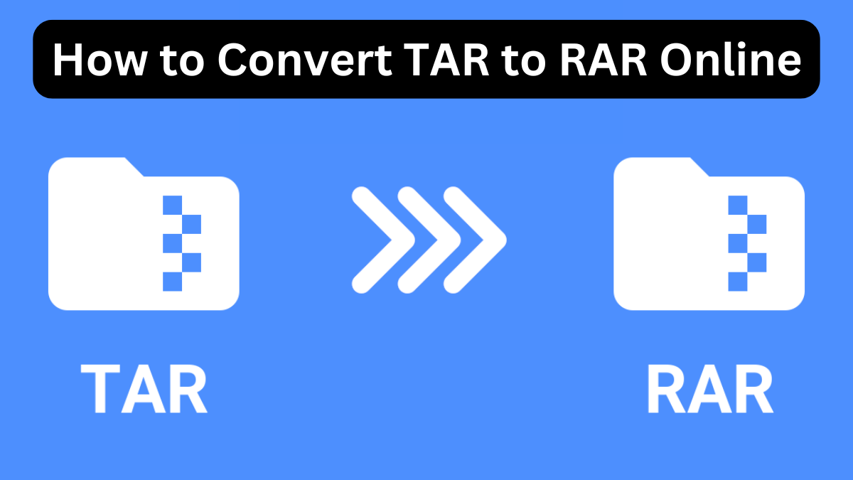 How to Convert TAR to RAR Online