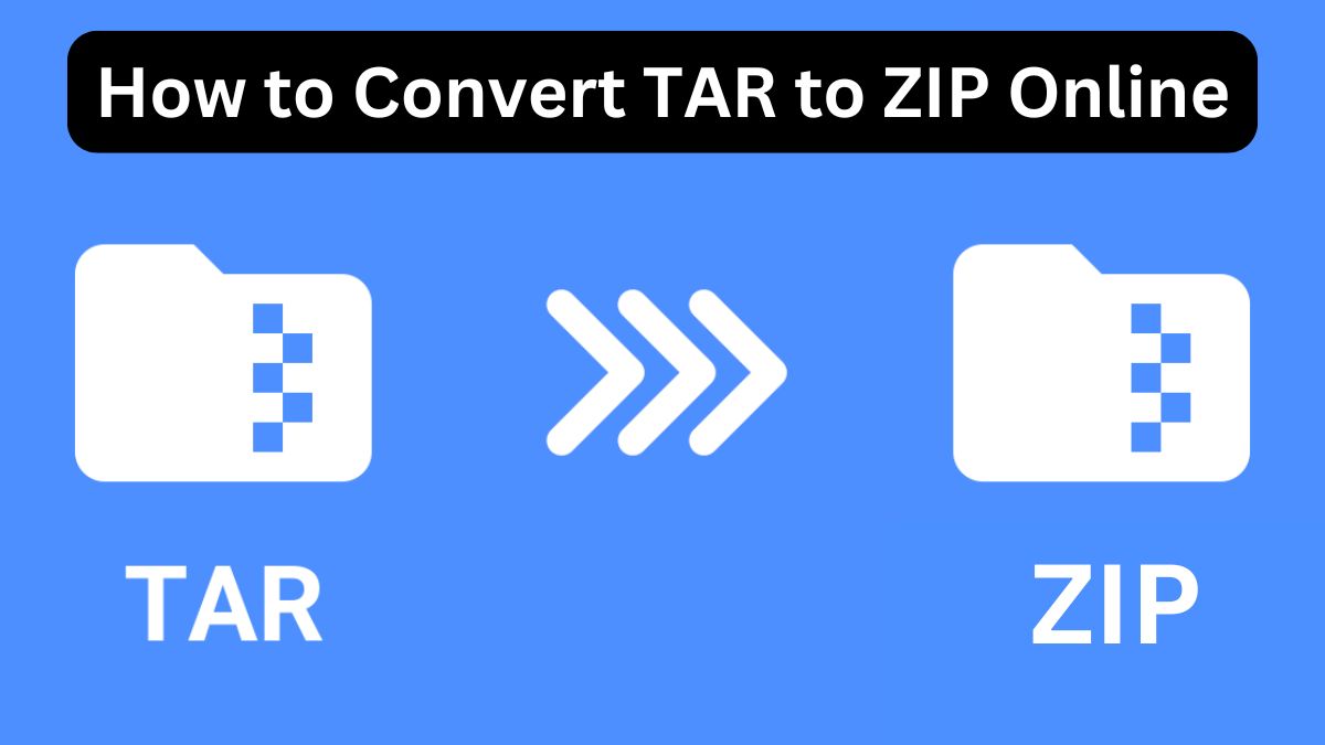 How to Convert TAR to ZIP Online