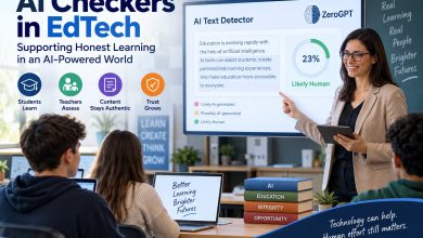 AI checker and AI text detection technology helping teachers and students support honest learning in EdTech