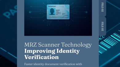 MRZ scanner reading passport data for identity document verification