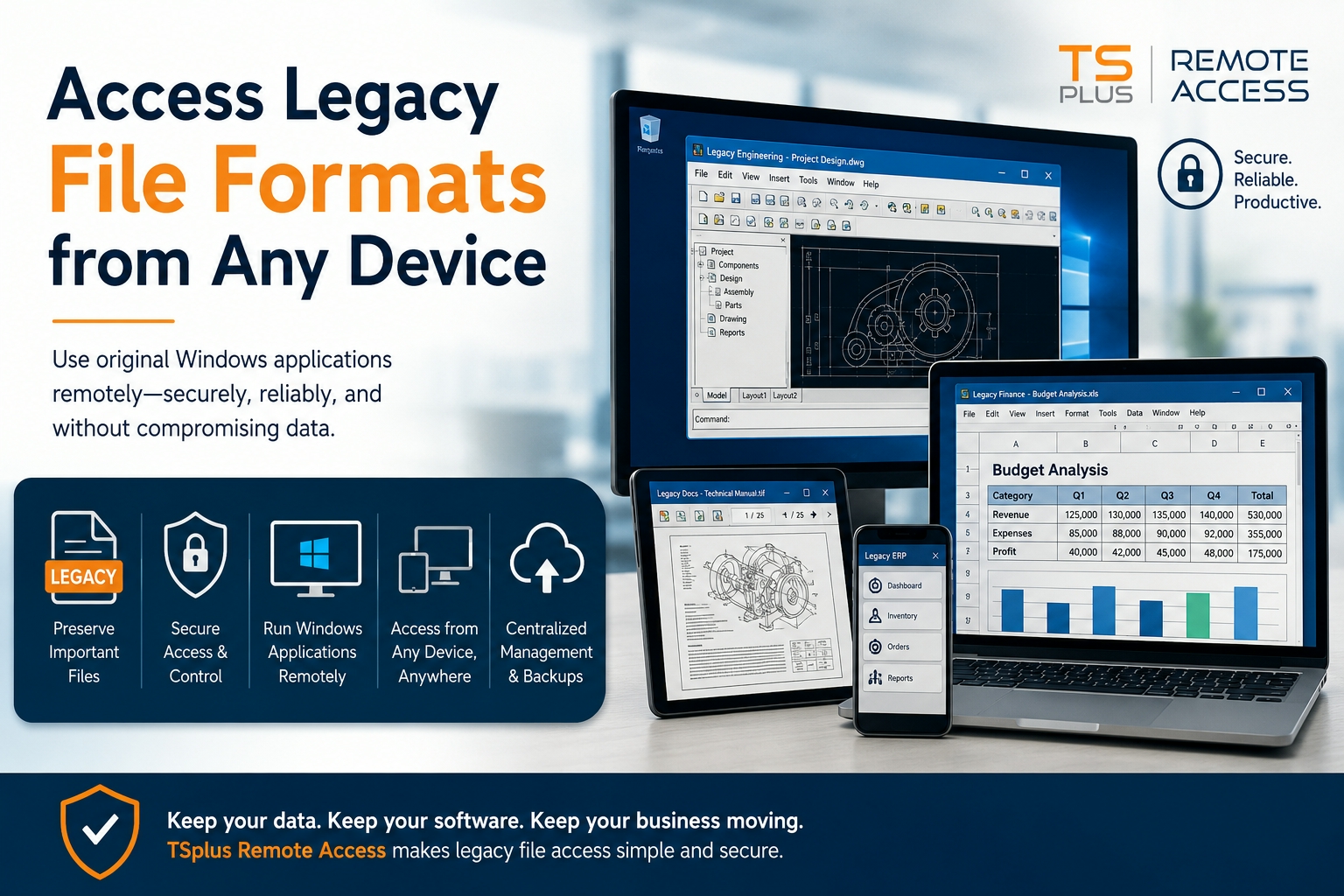 Working with Legacy File Formats on Any Device