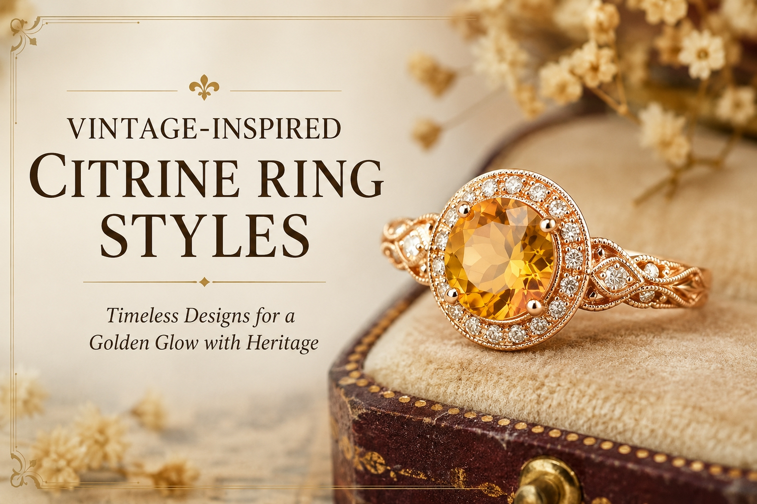 Vintage and Antique Citrine Ring Styles - Fileproinfo Blogs