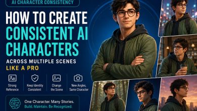 AI character consistency across multiple scenes