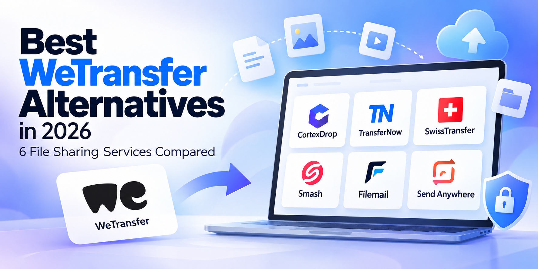 Best WeTransfer alternatives in 2026 for secure and large file sharing