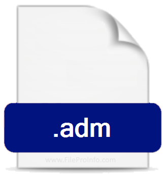 .ADM file extension.