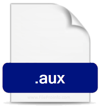 .AUX file extension.