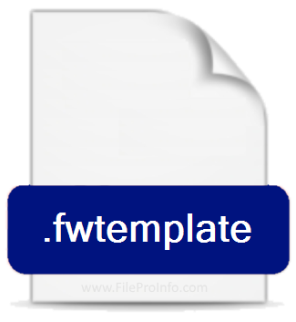 .FWTEMPLATE file extension.