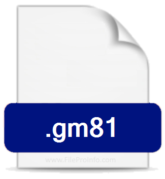 .GM81 file extension.