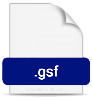 .GSF file extension.