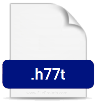 .H77T file extension.