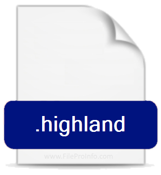 .HIGHLAND file extension.