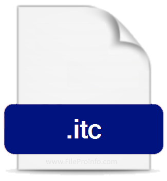 .ITC file extension.