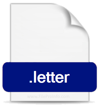 .LETTER file extension.