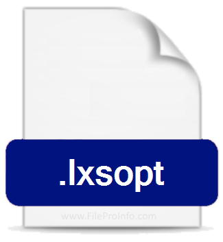 .LXSOPT file extension.