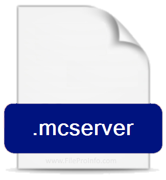 .MCSERVER file extension.