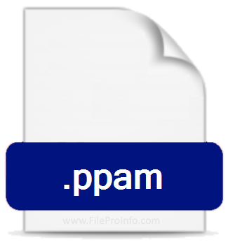 .PPAM file extension.