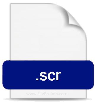 what are .scr files?