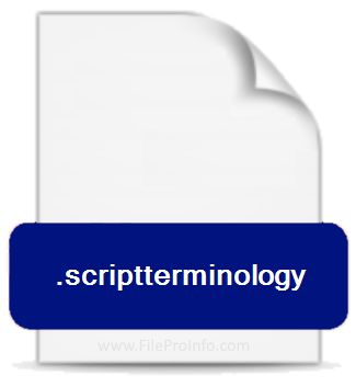 .SCRIPTTERMINOLOGY file extension.